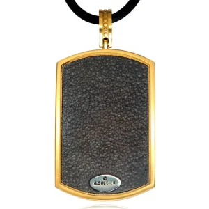 Pendants | Tag Pendants*Alex Soldier Silver Contrast Tag Pendant/Necklace On Cord