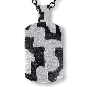 Pendants | Tag Pendants*Alex Soldier Silver Crossroad Tag Pendant/Necklace on Chain