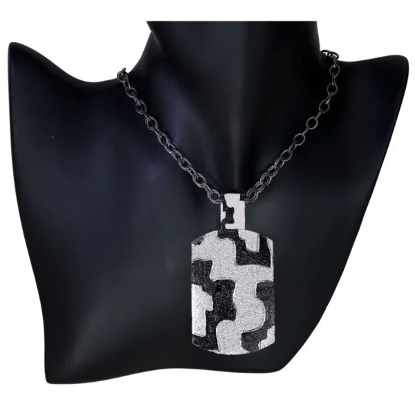 Pendants | Tag Pendants*Alex Soldier Silver Crossroad Tag Pendant/Necklace on Chain