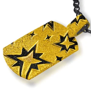 Pendants | Tag Pendants*Alex Soldier Silver Star Tag Pendant/Necklace On Chain