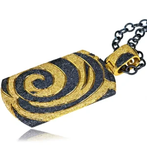 Pendants | Tag Pendants*Alex Soldier Silver Swirl Tag Pendant/Necklace