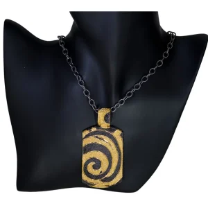 Pendants | Tag Pendants*Alex Soldier Silver Swirl Tag Pendant/Necklace