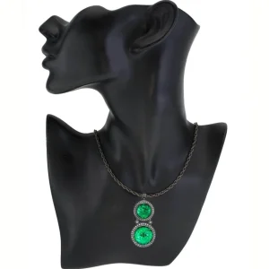Pendants*Alex Soldier Silver Symbolica Pendant with Green Agate & Topaz