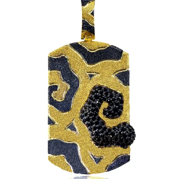 Pendants | Tag Pendants*Alex Soldier Silver Volna Tag Pendant/Locket with Spinel