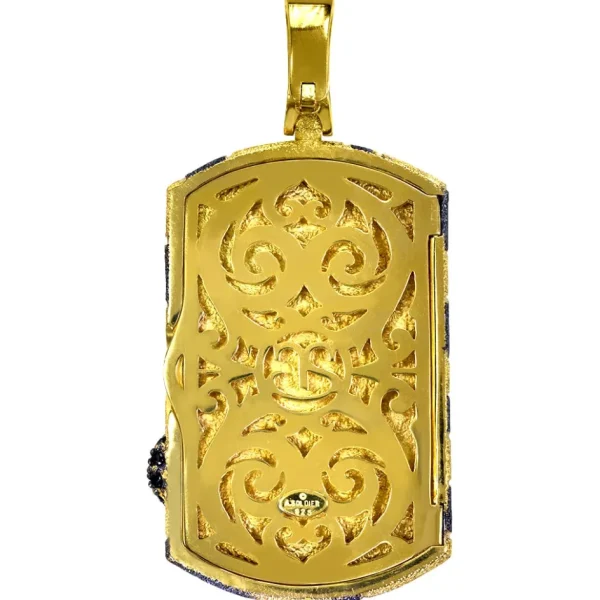 Pendants | Tag Pendants*Alex Soldier Silver Volna Tag Pendant/Locket with Spinel