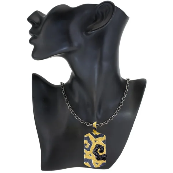 Pendants | Tag Pendants*Alex Soldier Silver Volna Tag Pendant/Locket with Spinel