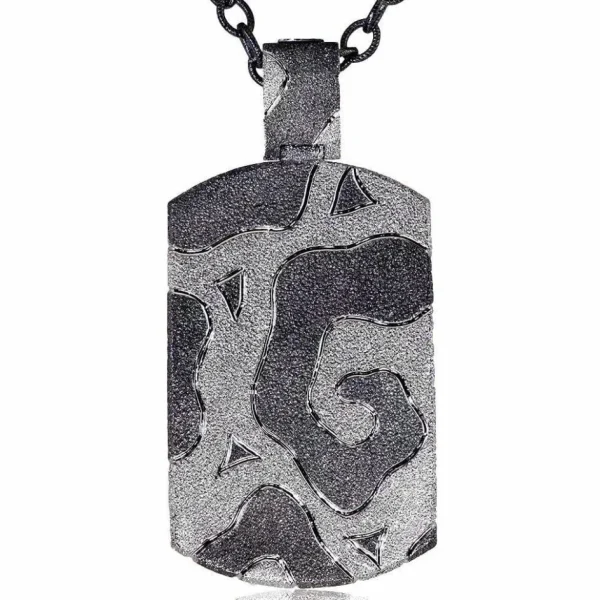 Pendants | Tag Pendants*Alex Soldier Silver Volna Tag Pendant/Necklace On Chain