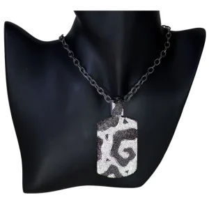 Pendants | Tag Pendants*Alex Soldier Silver Volna Tag Pendant/Necklace On Chain