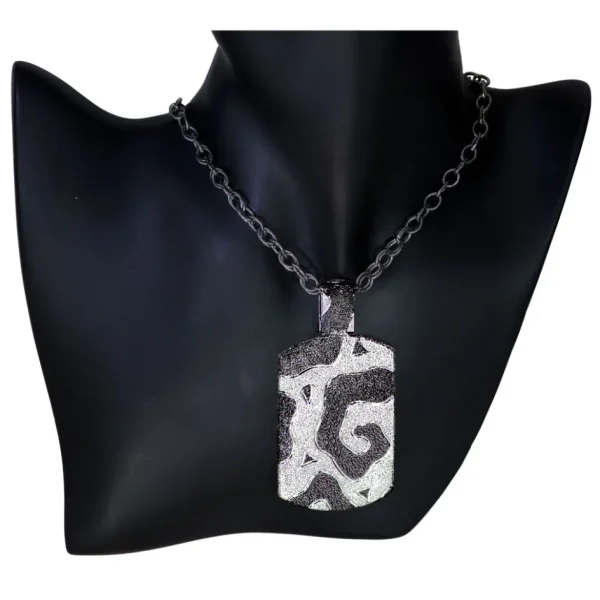 Pendants | Tag Pendants*Alex Soldier Silver Volna Tag Pendant/Necklace On Chain