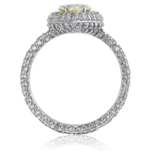 Bold & Vintage Inspired*Alex Soldier Stardust Diamond Pear Shape Engagement Ring
